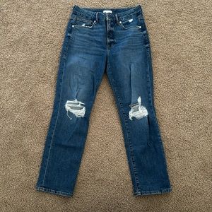 Good American straight leg jeans
